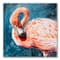 Designart - Pink Flamingos In Blue Water II - Farmhouse Canvas Wall Art Print